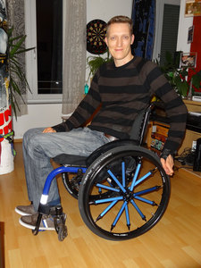 Neue Rollstuhlräder der Firma GOLZ