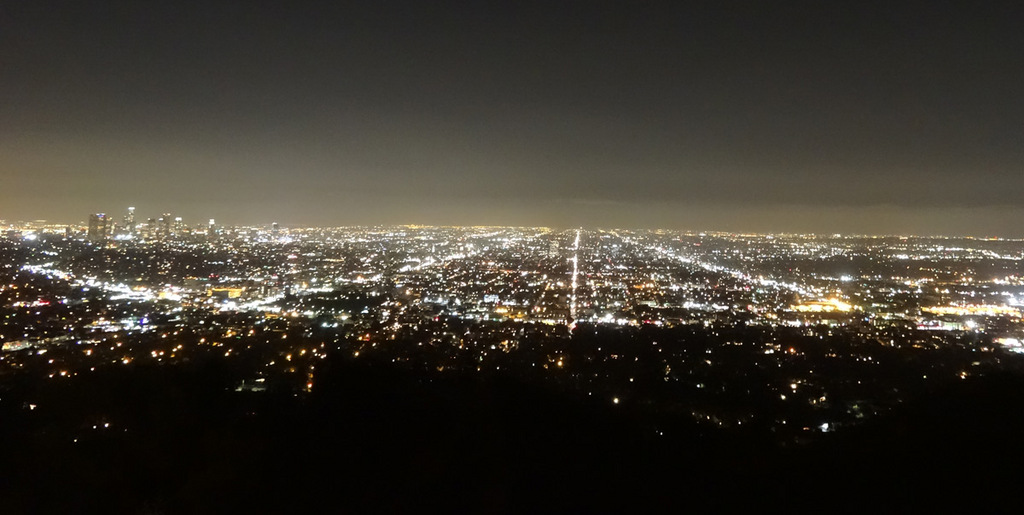 L.A. bei Nacht von Griffith Observatorium fotografiert